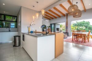 Huis Willers - First Floor Open Plan Kitchen looking towards dining area