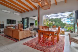 Huis Willers - First Floor Open Plan Living Space extending onto Covered Patio