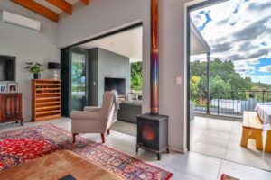 Huis Willers - First Floor Open Plan Living Space extending onto Covered Patio
