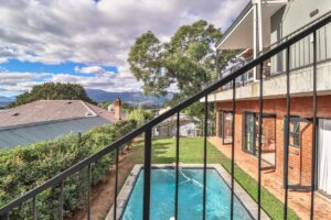 Huis Willers - First Floor view of Swimming Pool