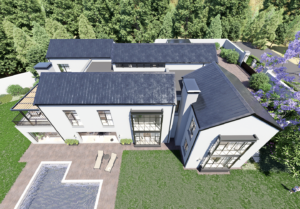 High-angle architectural render of the Carew Reno site in Inanda, highlighting the optimized layout and "Great Unlock" structural changes