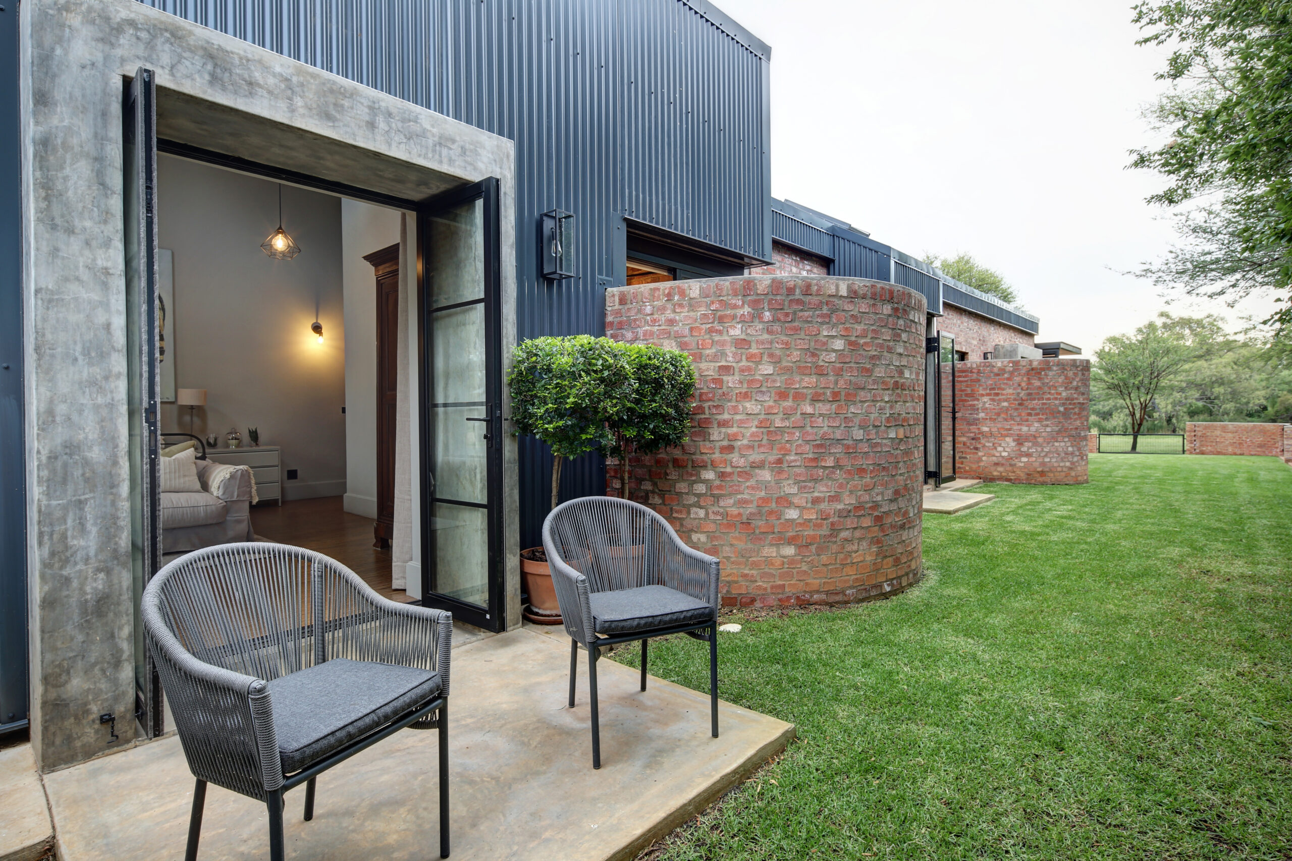 Bedroom deck with access to the green belt